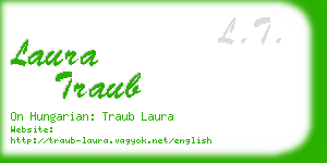 laura traub business card